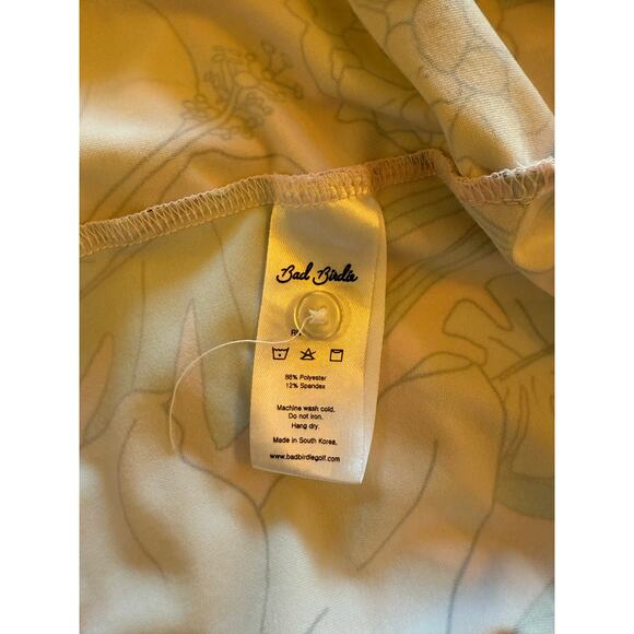 Bad Birdie Men's Pink Hawaiian Gardens Golf Polo Shirt Sz XL - Picture 5 of 7